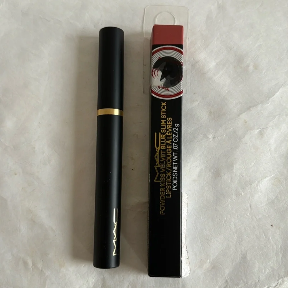 MAC Powder Kiss Velvet Blur Slim Stick Lipstick 891 Mull It Over NIB $28